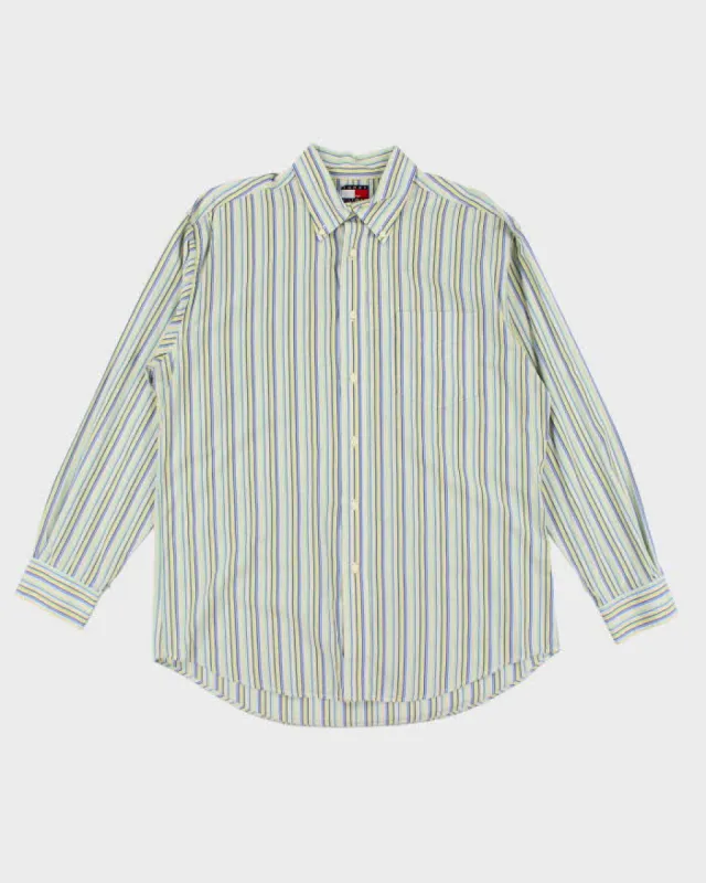 Tommy Hilfiger Stripe Shirt - L sold by Rokit