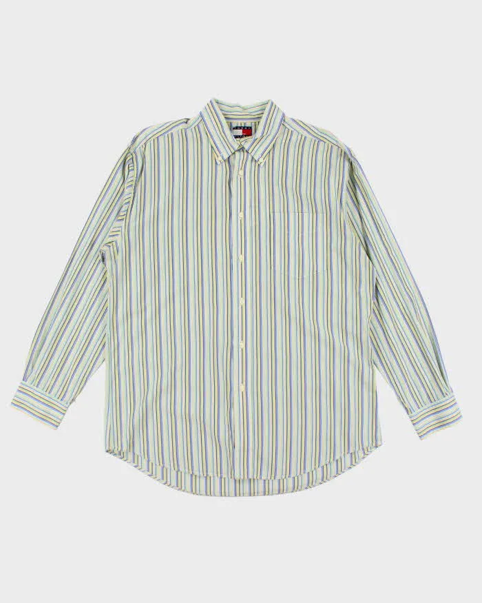 Tommy Hilfiger Stripe Shirt - L sold by Rokit