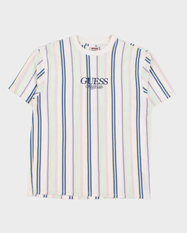 Guess Striped T-Shirt - S sold by Rokit