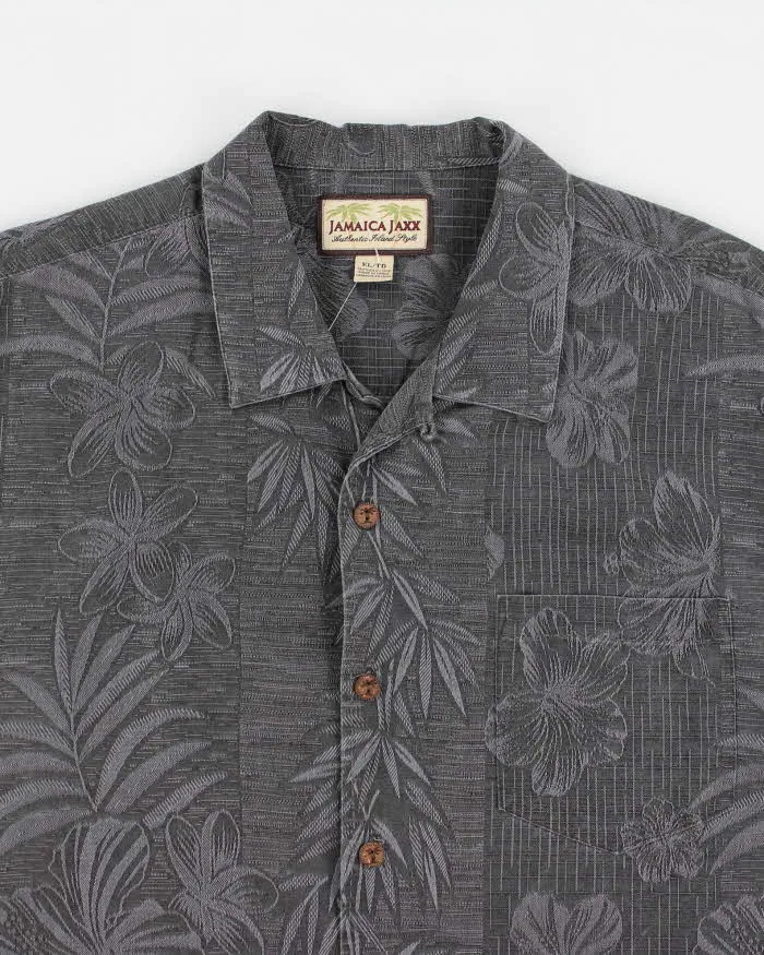 Jamaica Jaxx Grey Hawaiian Silk Shirt - XL sold by Rokit product image thumbnail 3