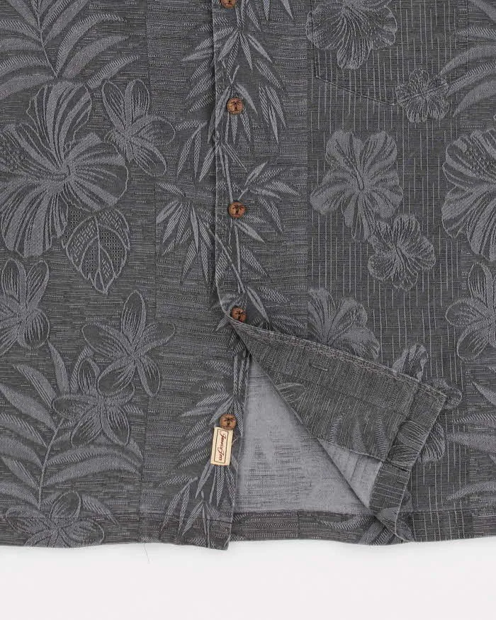 Jamaica Jaxx Grey Hawaiian Silk Shirt - XL sold by Rokit product image thumbnail 4