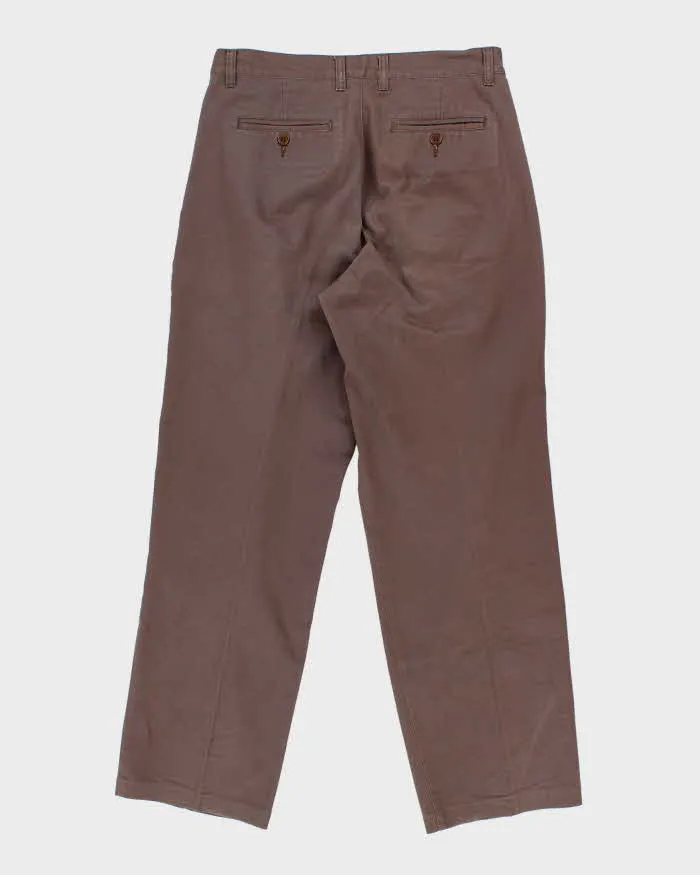 Men's Vintage Brown Dolce And Gabbana Pleated Trousers - W30 L30 sold by Rokit product image thumbnail 2