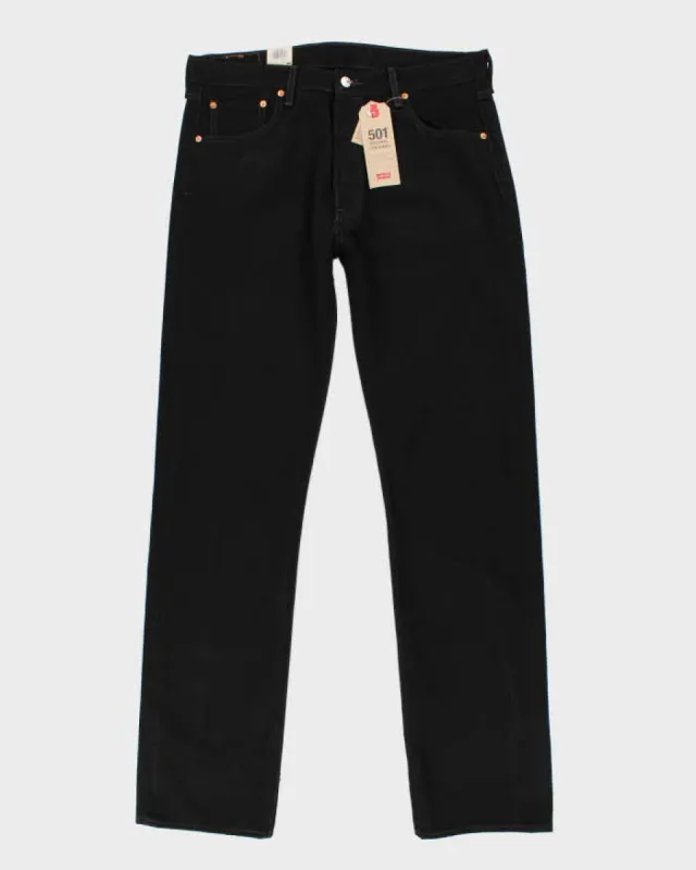 Deadstock Men's 501 Black Levi's Jeans - 36 sold by Rokit