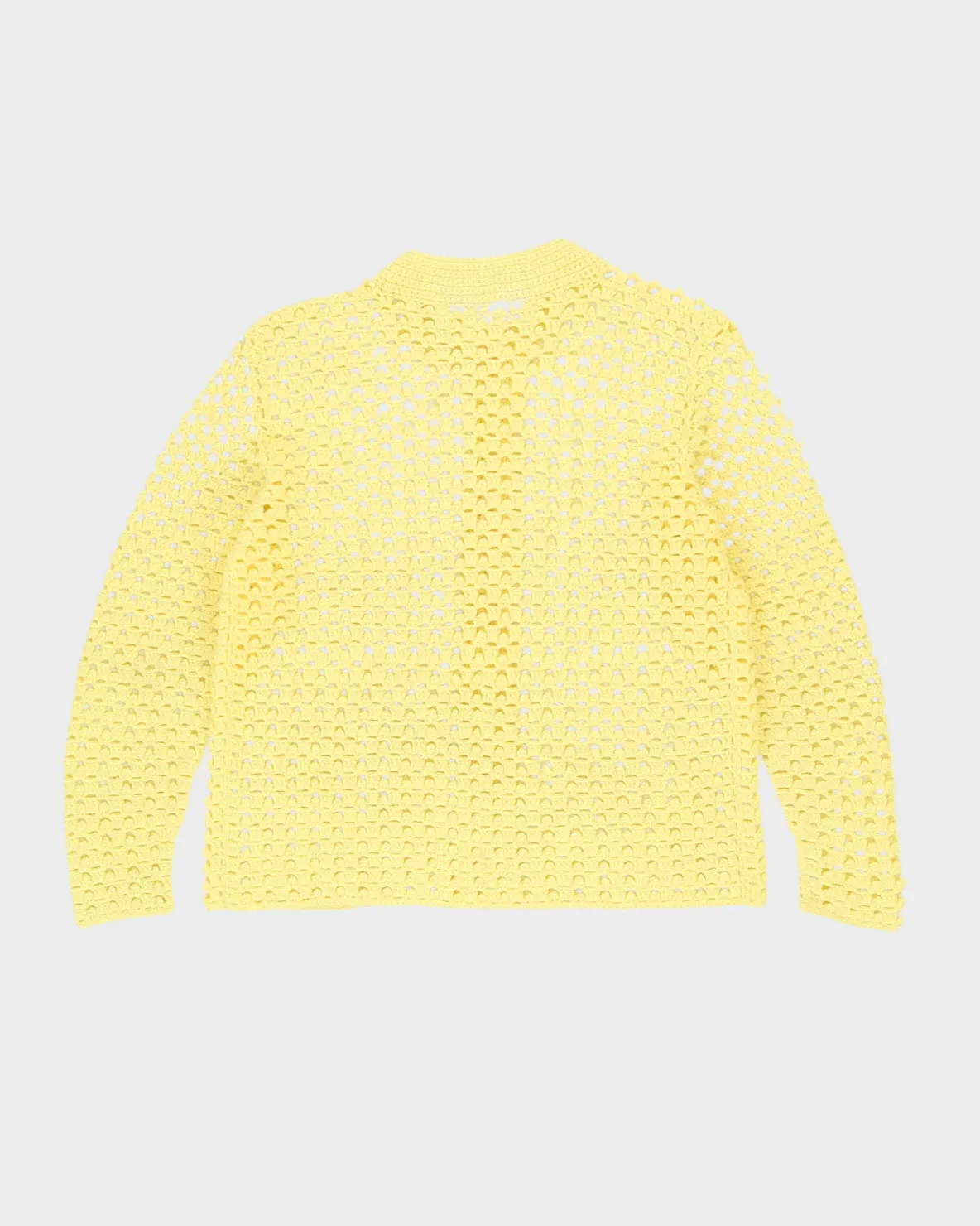 Yellow Lace Crocheted Cardigan - M sold by Rokit product image thumbnail 2