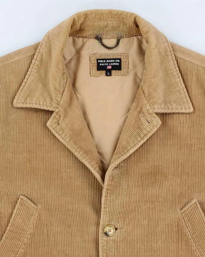 Mens Beige Corduroy Polo Sport Jacket - L sold by Rokit product image thumbnail 3