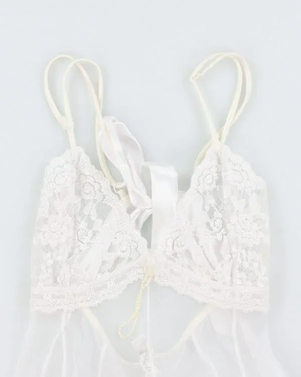 Y2k 00s Shirley Of Hollywood White Cami - S sold by Rokit product image thumbnail 4
