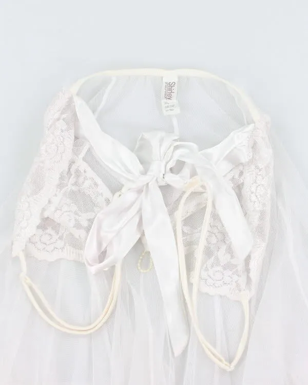 Y2k 00s Shirley Of Hollywood White Cami - S sold by Rokit product image thumbnail 3
