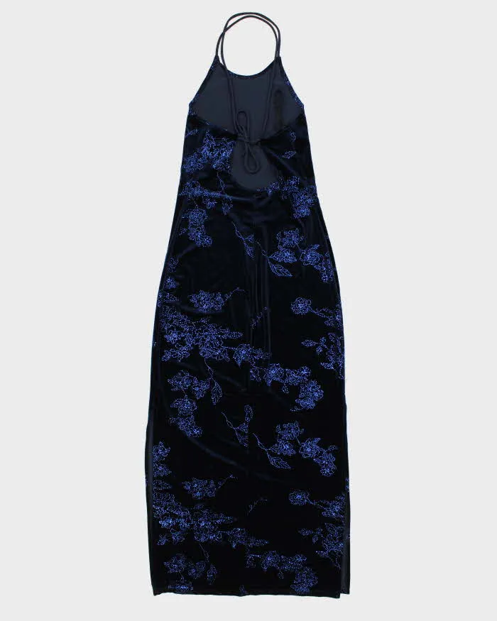 Vintage 80s/90s Velvet Sequined Dress - S/M sold by Rokit product image thumbnail 2