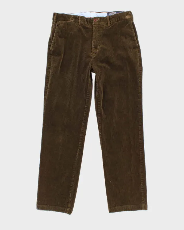Vintage 90s Men's Ralph Lauren Corduroy Trousers - W33 L30 made by Ralph Lauren