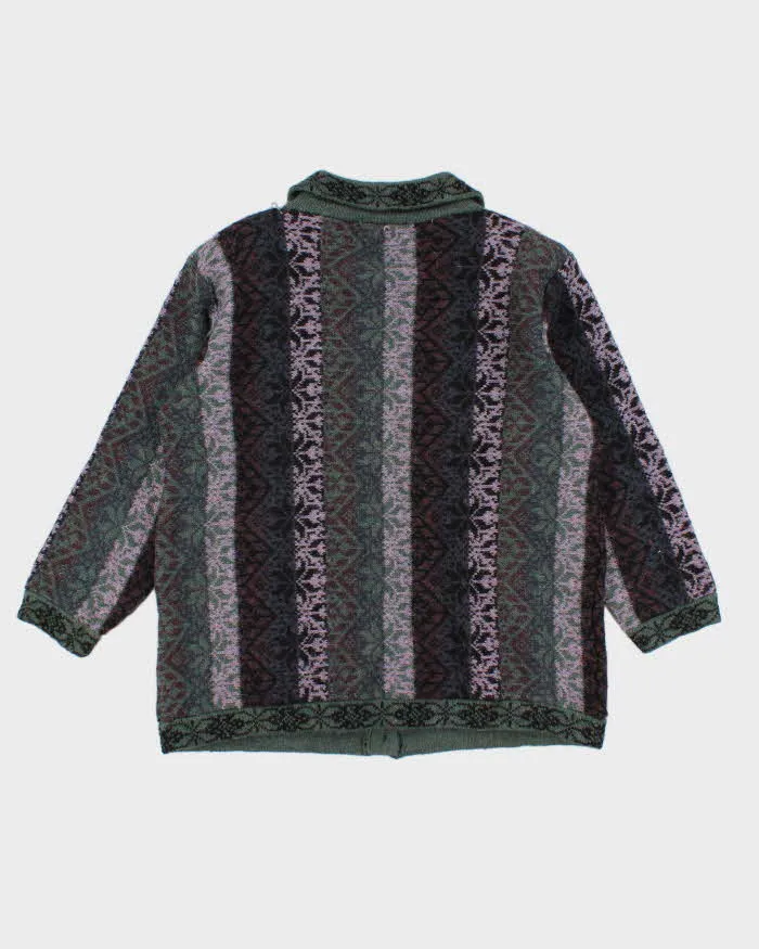 Women's Multi coloured Patterned Cardigan Knitwear - L sold by Rokit product image thumbnail 2