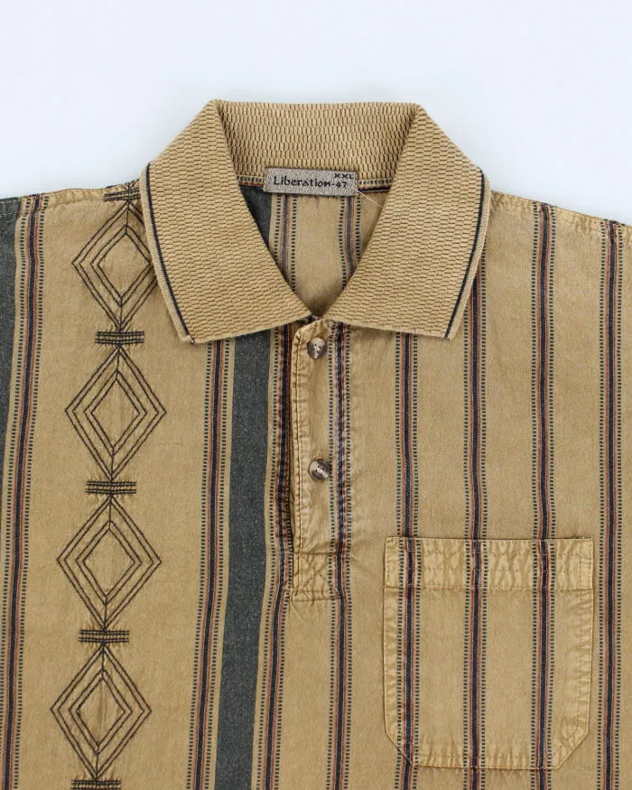 Men's Liberation-47 Mens Patterned Polo Shirt - XXL sold by Rokit product image thumbnail 3