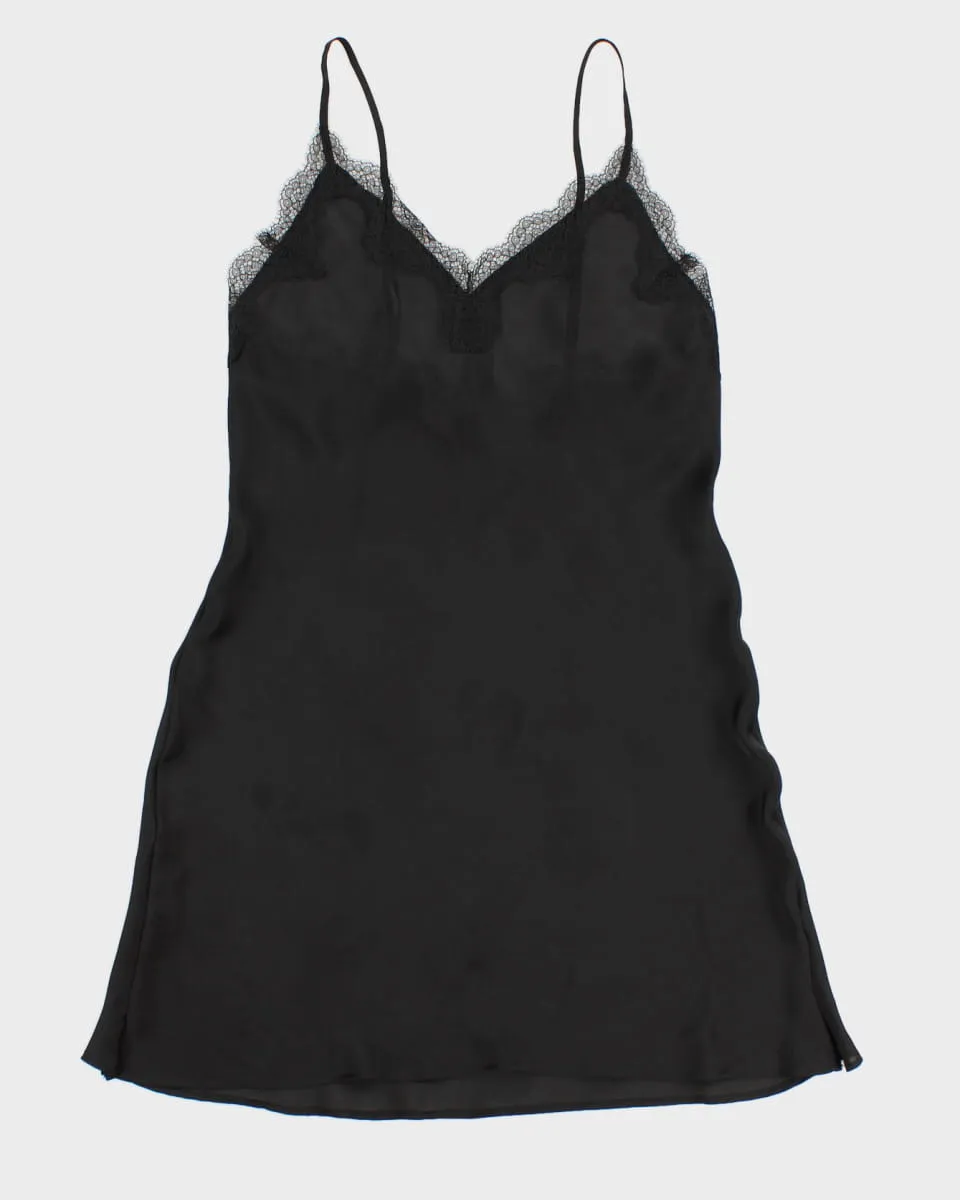 Black Victoria's Secret Lace Lingerie Nightwear Slip - XS sold by Rokit