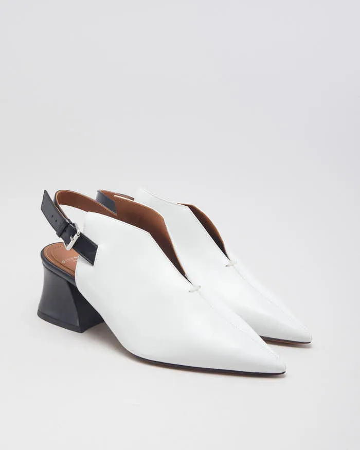Givenchy White Leather Heels - UK 2 sold by Rokit