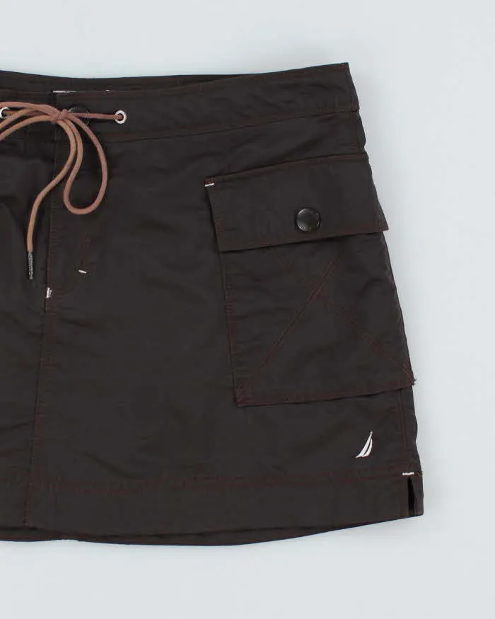 Nautica Brown Nylon Mini Skirt - S sold by Rokit product image thumbnail 4