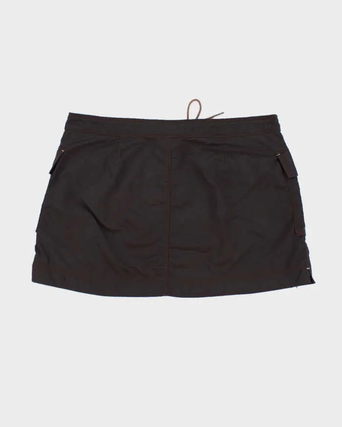 Nautica Brown Nylon Mini Skirt - S sold by Rokit product image thumbnail 2