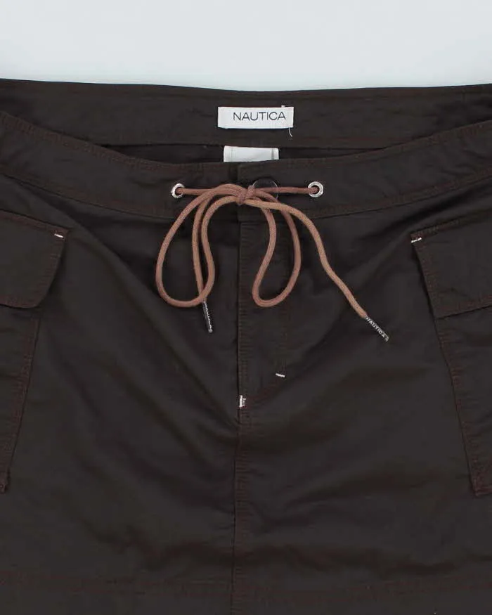 Nautica Brown Nylon Mini Skirt - S sold by Rokit product image thumbnail 3