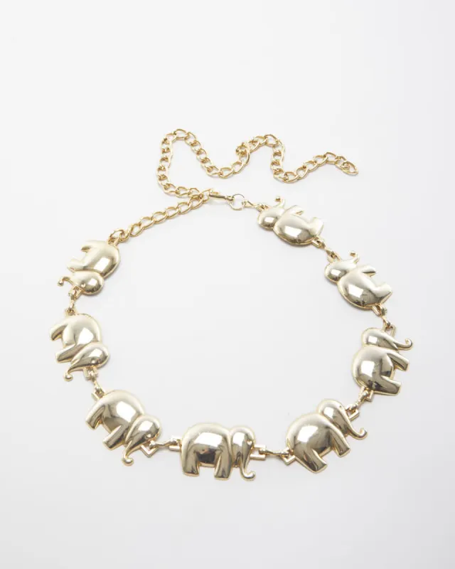 Vintage Elephant Chain Belt sold by Rokit