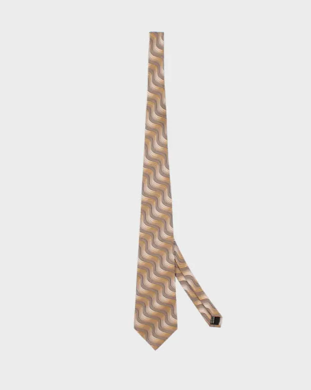 Vintage Men's Pierre Cardin Patterned Silk  Tie sold by Rokit