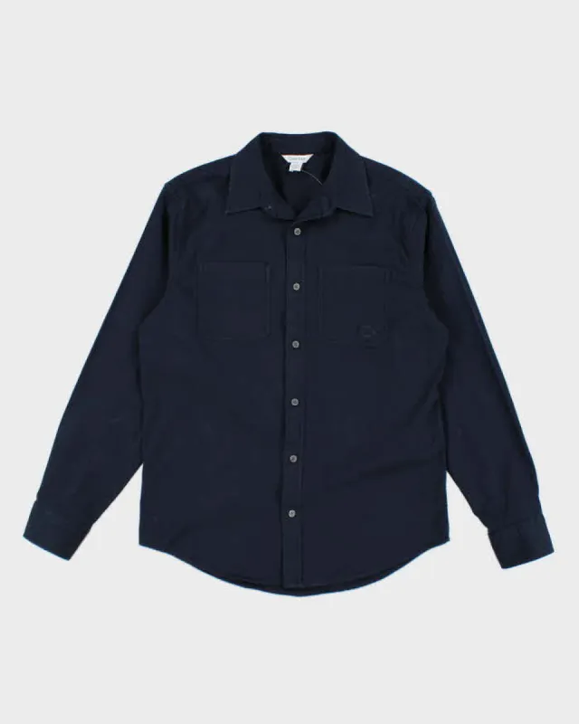 Calvin Klein Navy Long Sleeve Shirt - S sold by Rokit