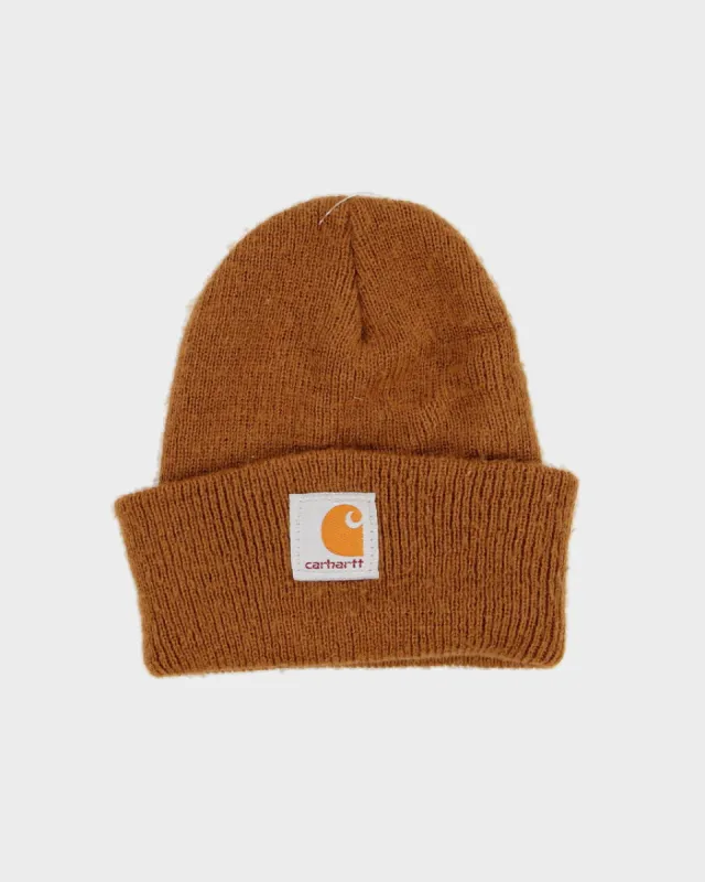 Unisex Brown Carhartt Beanie - S sold by Rokit