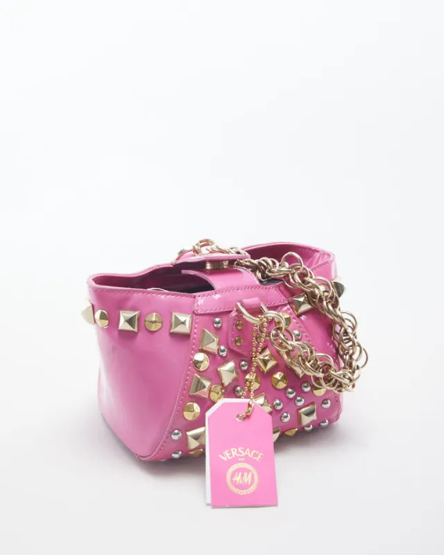 Versace x H&M Pink Studded Mini Bag sold by Rokit