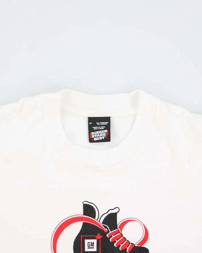 Vintage 90s Single Stitch White T-shirt - L sold by Rokit product image thumbnail 3