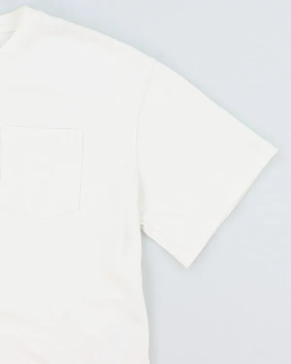 Sandro White Cropped T-shirt - M sold by Rokit product image thumbnail 4