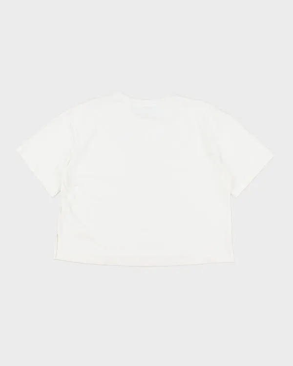 Sandro White Cropped T-shirt - M sold by Rokit product image thumbnail 2