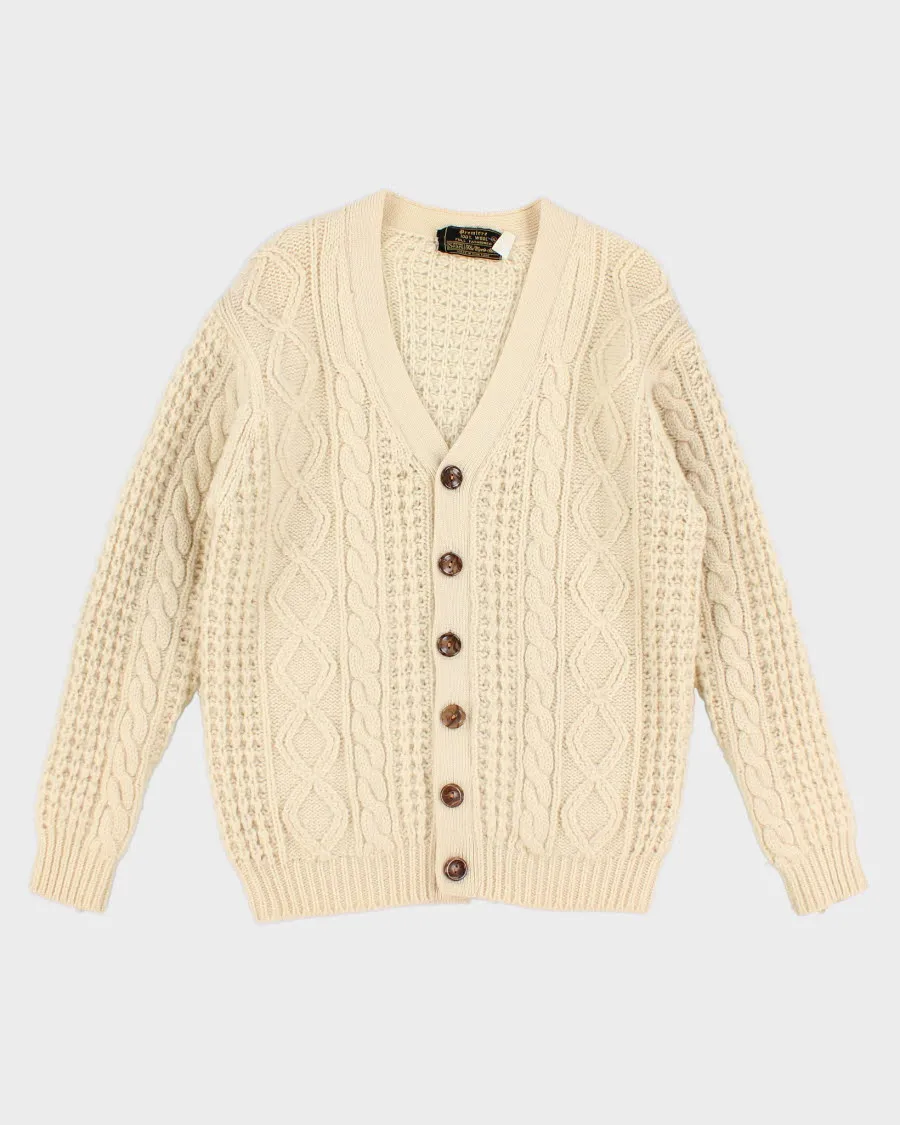 Vintage Sears Aran Wool Cardigan - XL sold by Rokit
