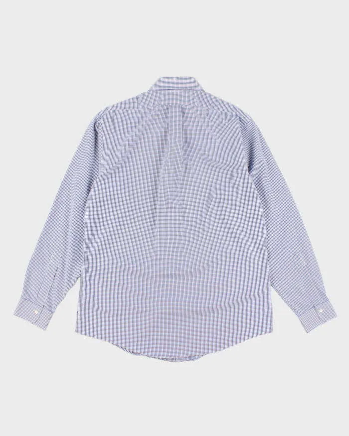 Men's Brookes Brothers Blue Checked Button Up Shirt - M sold by Rokit product image thumbnail 2