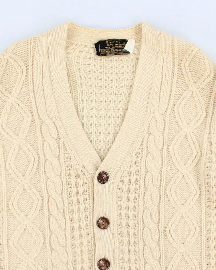 Vintage Sears Aran Wool Cardigan - XL sold by Rokit product image thumbnail 3