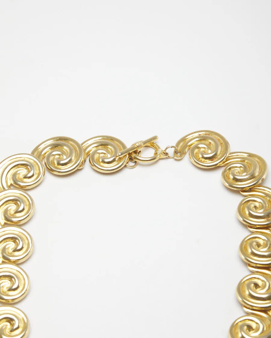 Vintage Snail Swirl High Necklace sold by Rokit product image thumbnail 2