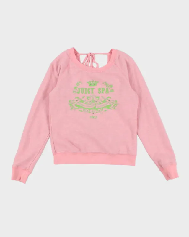 Y2k 00s Juicy Couture Cut out Jumper - S sold by Rokit