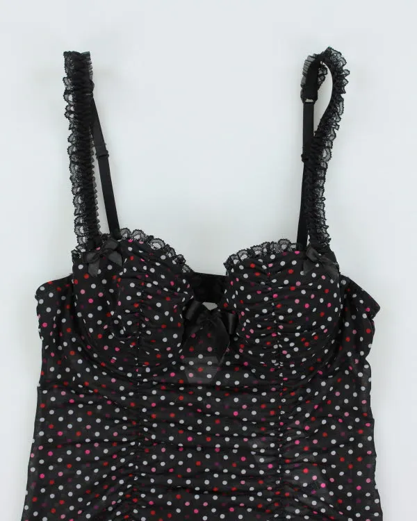 Y2k 00s La Senza Polka Dot Ruffle4 Top - M sold by Rokit product image thumbnail 4