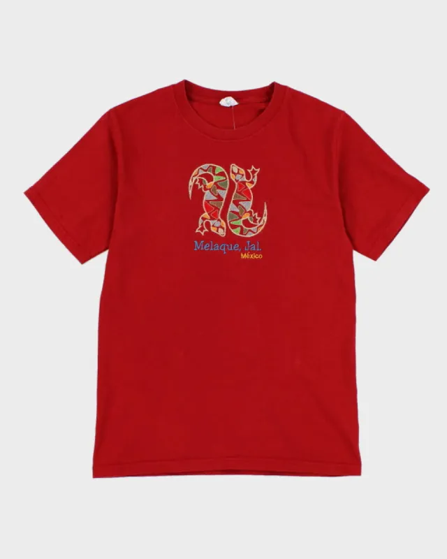00s Embroidered Mexico Tee - S sold by Rokit