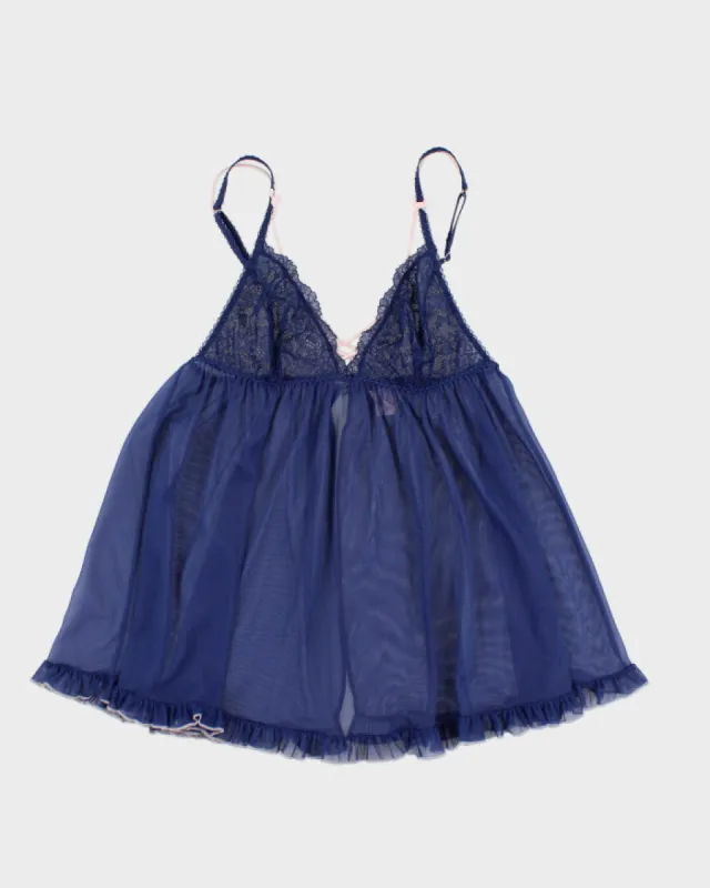 Victoria's Secret Darling Navy Cami - S sold by Rokit