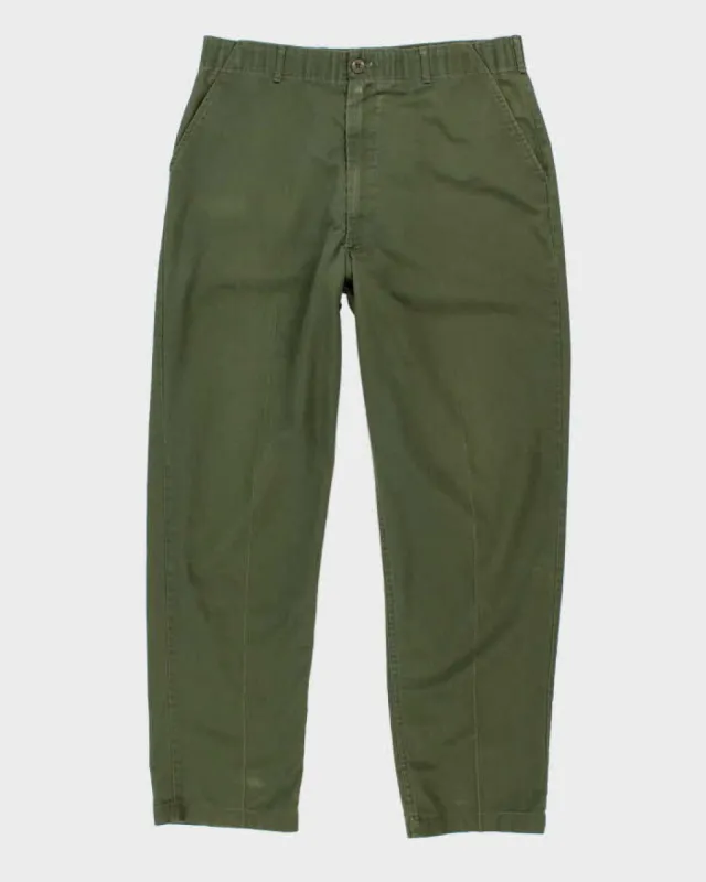 70s US Army Utility Trousers 36x32 sold by Rokit