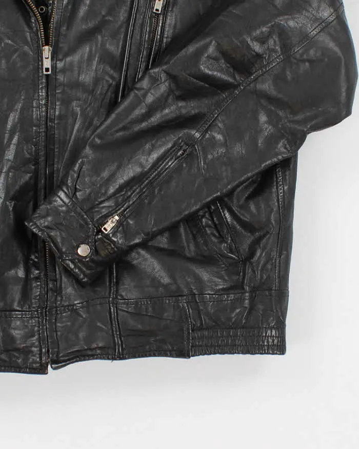 Vintage 90s L'Avion Leather Jacket - L sold by Rokit product image thumbnail 4
