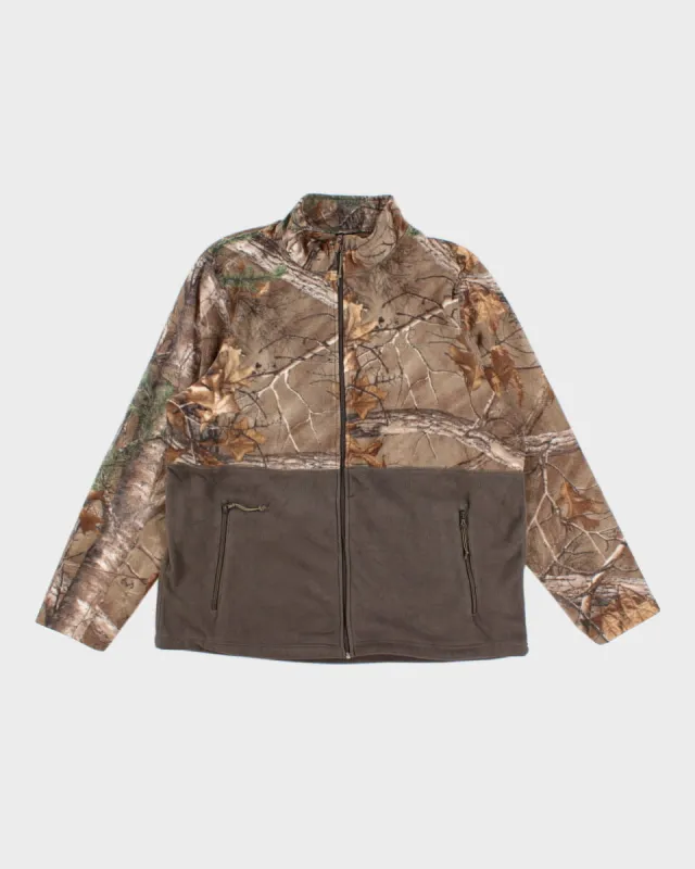 Men's Real Tree Fleece Zip Up - XL sold by Rokit