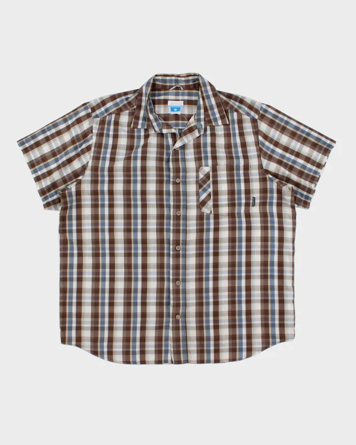 Columbia Short Sleeve Check Shirt - L sold by Rokit