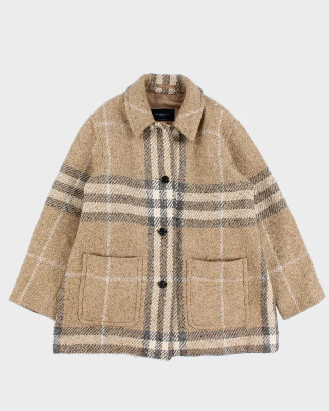 2000's Burberry Pure Wool Over Coat - M sold by Rokit