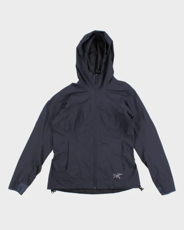Arc'teryx Women's Navy Hooded Windbreaker - M made by Arc'teryx