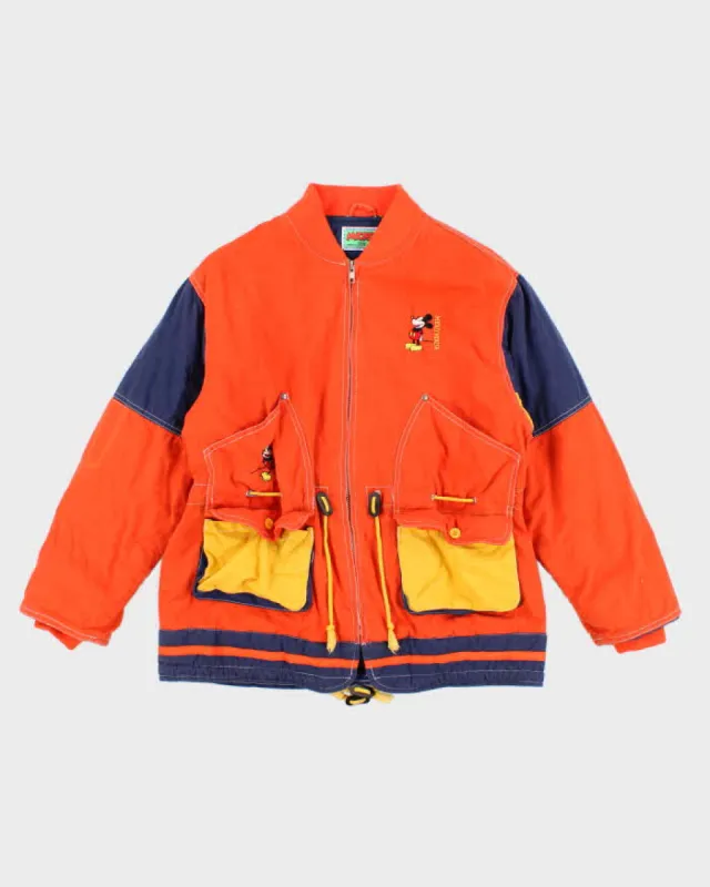 Womens Vintage 1980s Micky Mouse Orange Jacket - M sold by Rokit