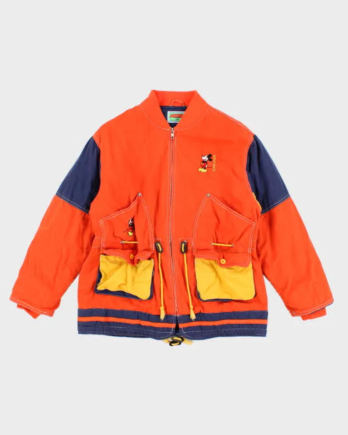Womens Vintage 1980s Micky Mouse Orange Jacket - M sold by Rokit