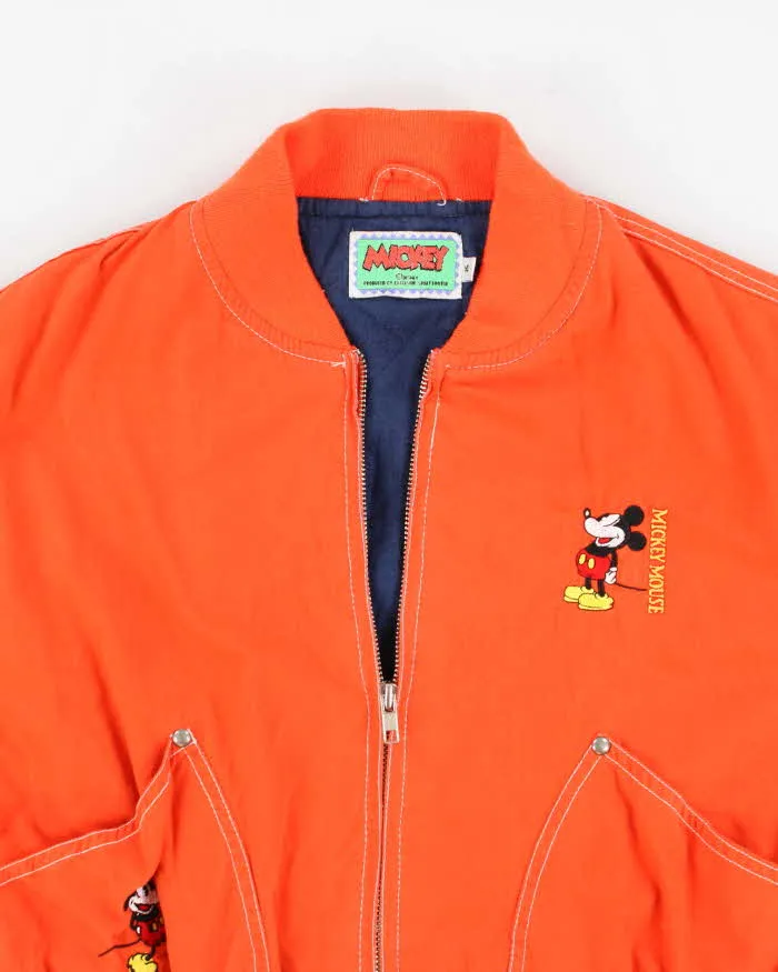 Womens Vintage 1980s Micky Mouse Orange Jacket - M sold by Rokit product image thumbnail 3