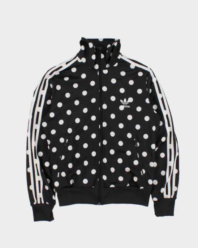 Women's Vintage Adidas Poka-Dot Track Jacket - L made by Adidas