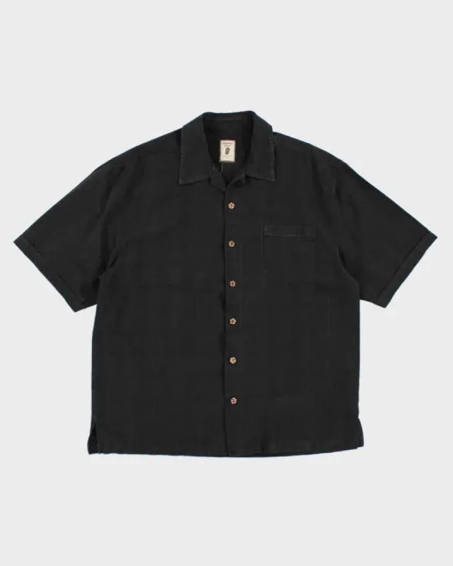 Jamaica Jaxx BLack Silk Shirt - XL sold by Rokit