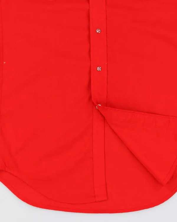 Vintage MWG 70s Red Western Shirt - S sold by Rokit product image thumbnail 4