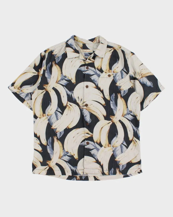 Vintage Men's Tommy Bahama Silk Hawaiian Shirt - M sold by Rokit