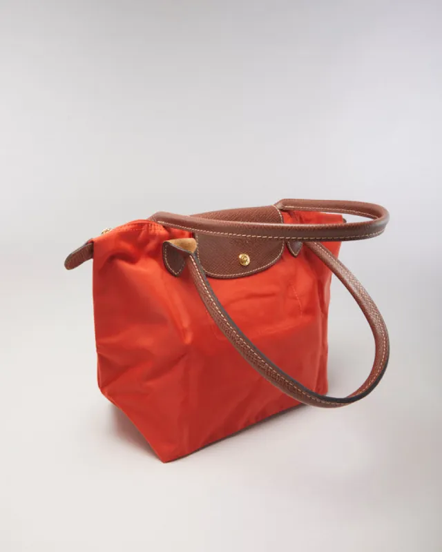 Longchamp Le Pilage Orange Small Tote Bag sold by Rokit